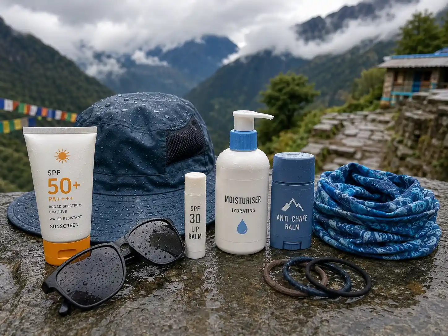 Skin, Sun and Hair Care During a Monsoon Trek
